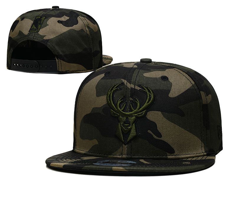 2022 NBA Milwaukee Bucks Hat TX 225->nba hats->Sports Caps